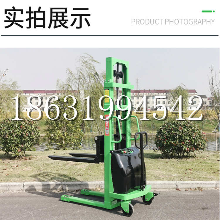 武邑县电动叉车堆高车液压铲车电瓶1吨2吨站驾步行式小型全自动叉车